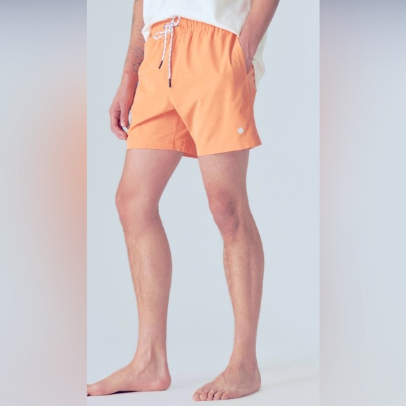 Lucky Brand Stretch Swim Short ✨ Amberglow Size Largepeach